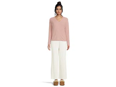 Barefoot Dreams Pullover With Back Tie In Pink