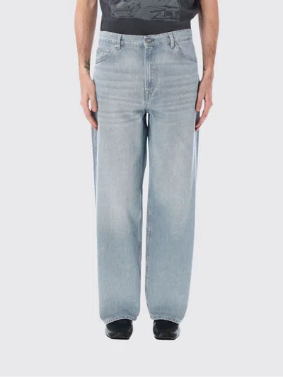 Our Legacy Vast Cut High-waisted Wide-leg Cotton Denim Jeans In Pale Coast Wash Blue