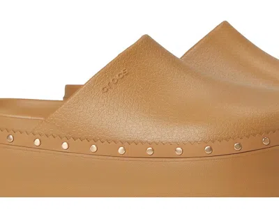 Crocs Dylan Platform Studded Clog In Brown