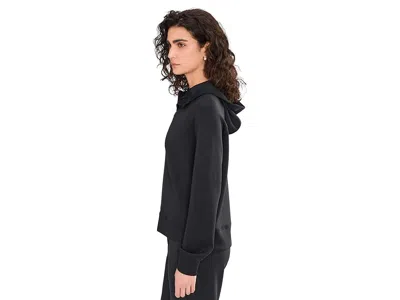 Varley Hawley Half-zip Stretch-jersey Sweatshirt In Black