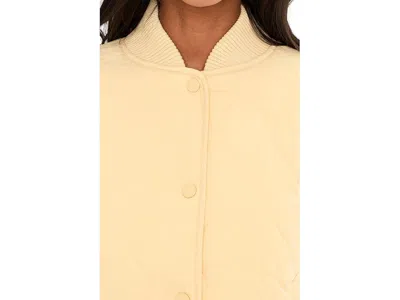 Varley Luca Quilted Jacket In Yellow