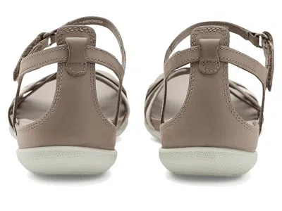 Ecco Flash Leather Ankle Strap Sandals In Brown