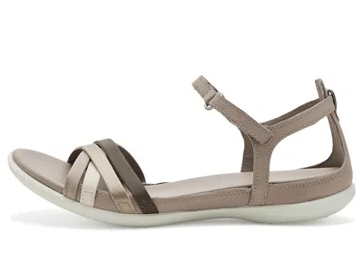 Ecco Flash Leather Ankle Strap Sandals In Brown