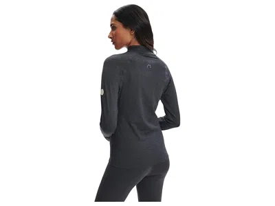 Varley Always Warm Half Zip Base Layer Top In Gray