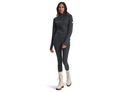 Varley Always Warm Half Zip Base Layer Top In Gray