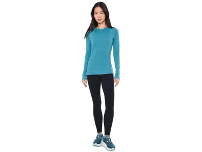 Smartwool Classic Thermal Merino Base Layer Crew In Blue
