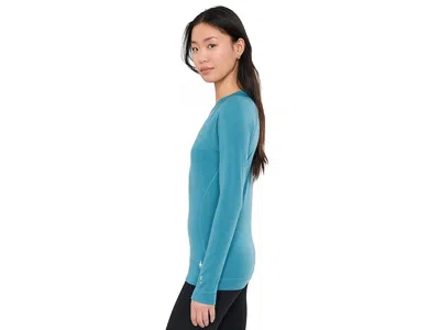 Smartwool Classic Thermal Merino Base Layer Crew In Blue
