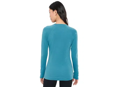 Smartwool Classic Thermal Merino Base Layer Crew In Blue