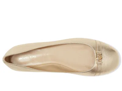 Michael Michael Kors Mandy Flat In Gold