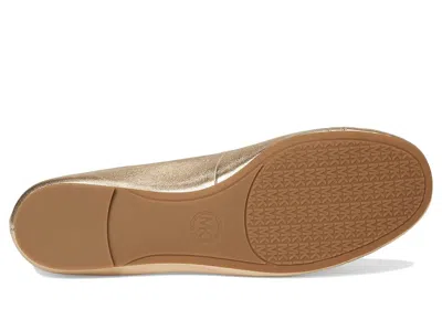 Michael Michael Kors Mandy Flat In Gold