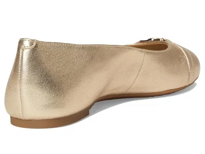Michael Michael Kors Mandy Flat In Gold