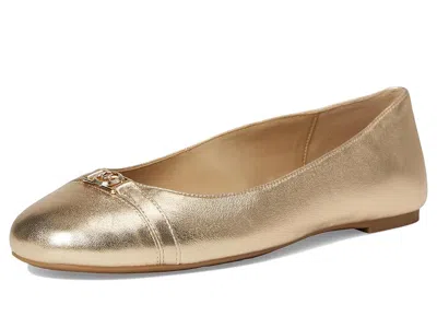 Michael Michael Kors Mandy Flat In Gold