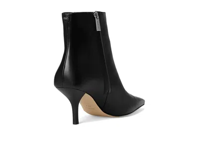 Michael Michael Kors Pointed-toe Leather Boots In Black
