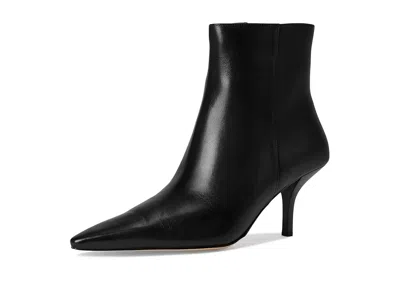 Michael Michael Kors Pointed-toe Leather Boots In Black