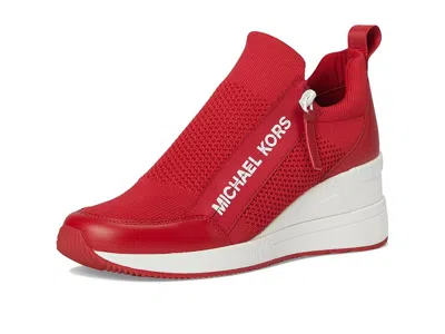 Michael Michael Kors Willis Wedge Trainer In Multi