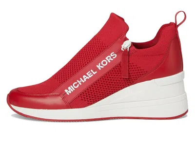 Michael Michael Kors Willis Wedge Trainer In Multi