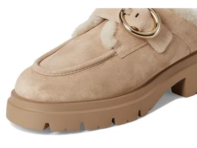 Stuart Weitzman Benni Shearling Mule In Multi