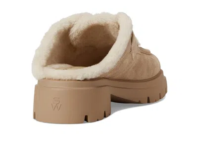Stuart Weitzman Benni Shearling Mule In Multi