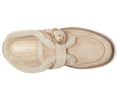 Stuart Weitzman Benni Shearling Mule In Multi