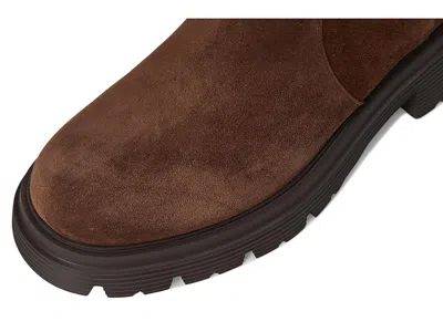 Stuart Weitzman Hudson Lite Zip Bootie In Brown
