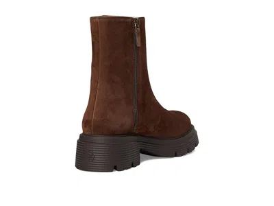 Stuart Weitzman Hudson Lite Zip Bootie In Brown