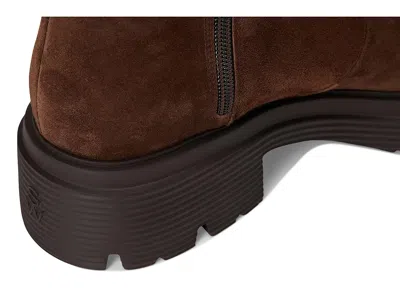 Stuart Weitzman Hudson Lite Zip Bootie In Brown