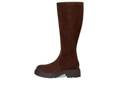 Stuart Weitzman Hudson Lite Zip Boots In Brown