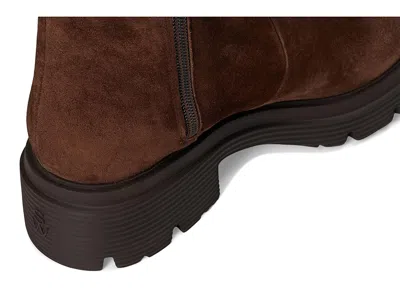 Stuart Weitzman Hudson Lite Zip Boots In Brown