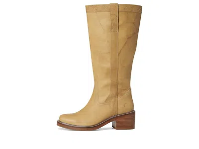Frye Kate Pull-on Wide Calf In Yellow