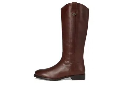 Frye Melissa Button Tall Inside Zip In Brown