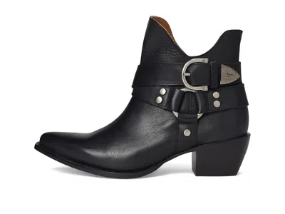 Frye Sacha Strap Bootie In Black