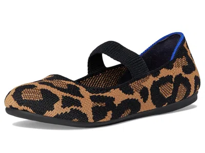 Rothys Rothy's Kids' Mary Jane Flat In Animal Print