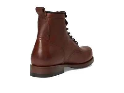 Frye Hudson Workboot Plain Toe In Animal Print
