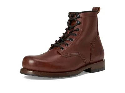Frye Hudson Workboot Plain Toe In Animal Print