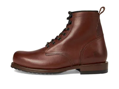 Frye Hudson Workboot Plain Toe In Animal Print