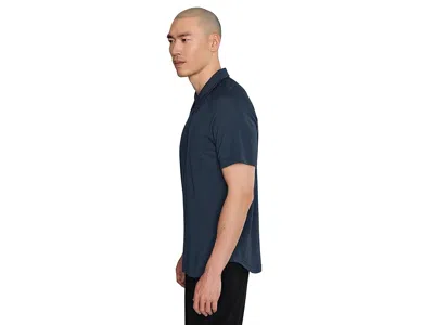 Smartwool Active Mesh Polo In Blue