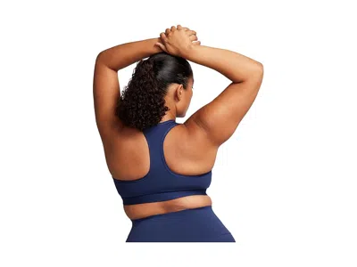 Nike Swoosh Medium Support Bra In Blue