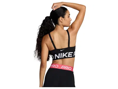 Nike Dri-fit Cutout Racerback Sports Bra In Black