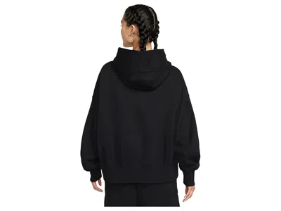 Nike Sportswear Phoenix Fleece Over-oversized Pullover Hoodie In Black