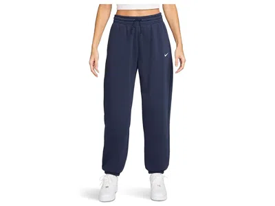 Nike Sportswear Phoenix Fleece High-waisted Oversized Sweatpants In Blue