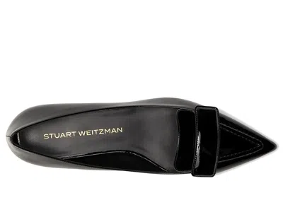 Stuart Weitzman Sovinnie Flat In Black