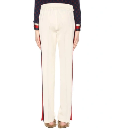 Shop Gucci Wool And Silk Trousers