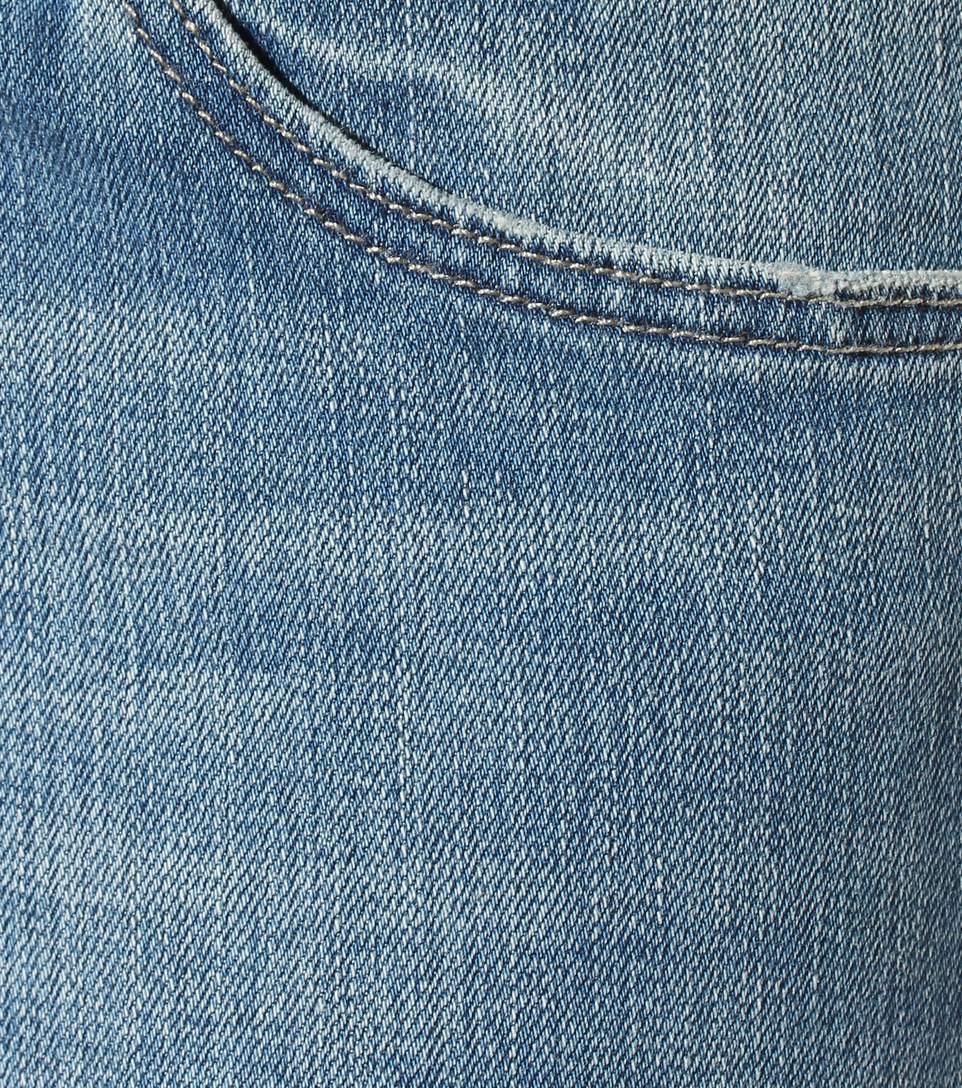 J Brand Mid-rise Straight-leg Jeans In Blue | ModeSens