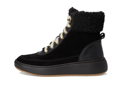 Vionic Olympia Lace Up Boot In Black