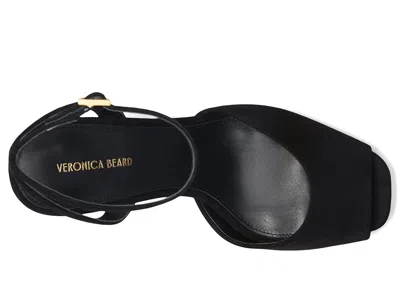 Veronica Beard Brianne Ankle Strap Platform Sandal In Black