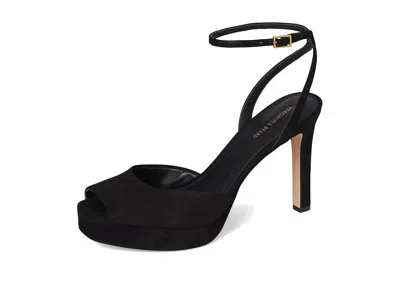 Veronica Beard Brianne Ankle Strap Platform Sandal In Black