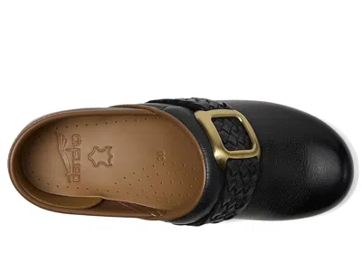 Dansko Pro Braided Clogs In Black