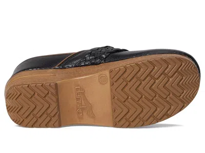 Dansko Pro Braided Clogs In Black