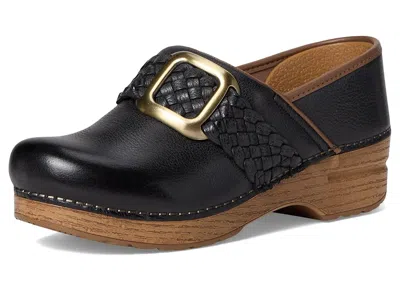 Dansko Pro Braided Clogs In Black