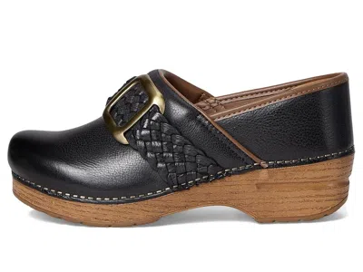 Dansko Pro Braided Clogs In Black